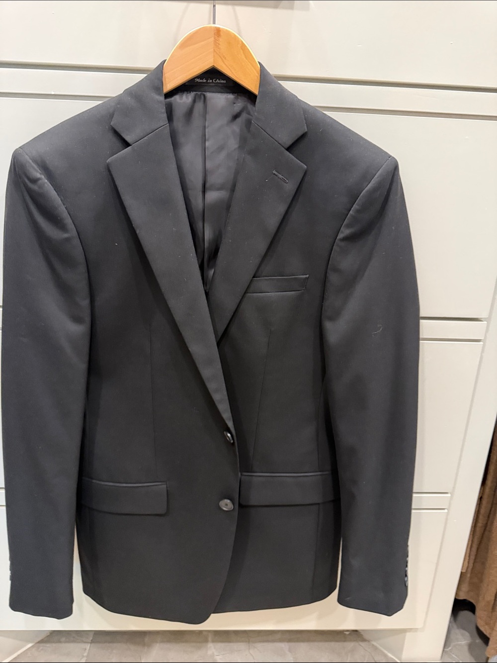 Calvin Klein Black Men's Two-Button Sport Coat